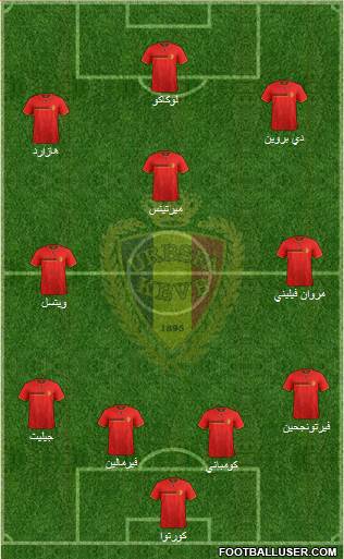 Belgium Formation 2014