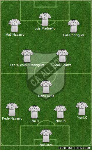 All Boys Formation 2014