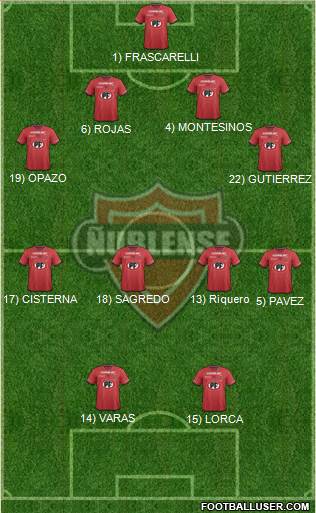 CD Ñublense S.A.D.P. Formation 2014