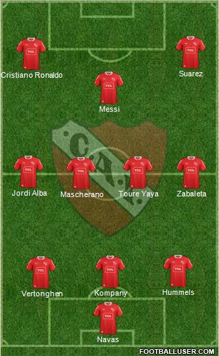 Independiente Formation 2014