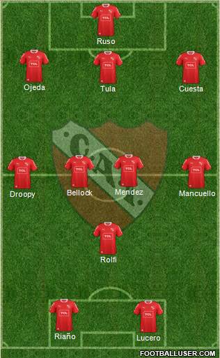 Independiente Formation 2014