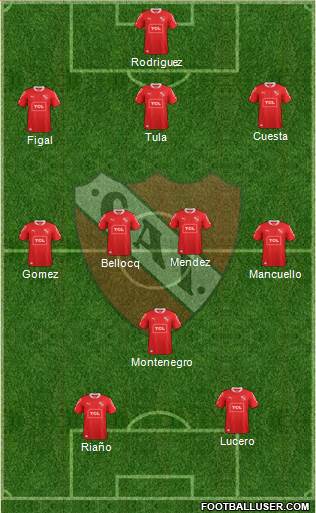 Independiente Formation 2014