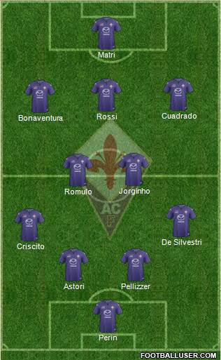 Fiorentina Formation 2014