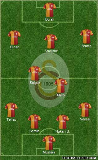 Galatasaray SK Formation 2014
