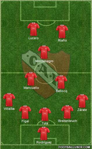 Independiente Formation 2014