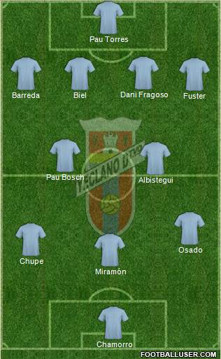 Yeclano Deportivo Formation 2014