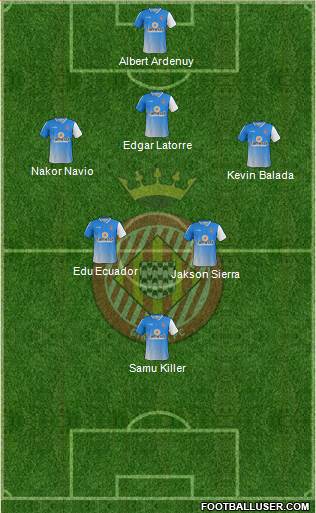 F.C. Girona Formation 2014