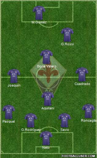 Fiorentina Formation 2014