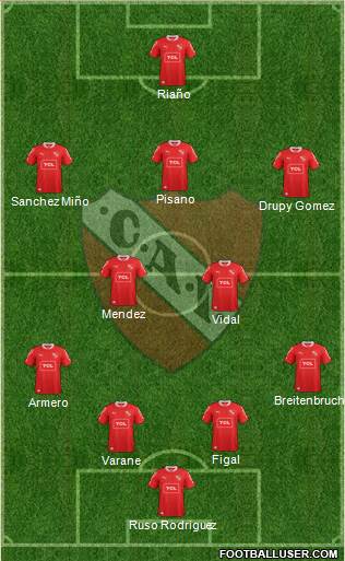 Independiente Formation 2014