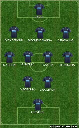 Newcastle United Formation 2014