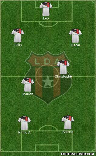 Liga Deportiva Alajuelense Formation 2014