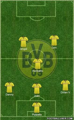 Borussia Dortmund Formation 2014