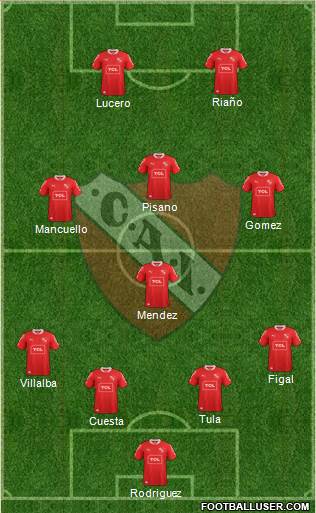 Independiente Formation 2014