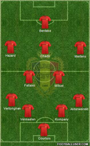 Belgium Formation 2014