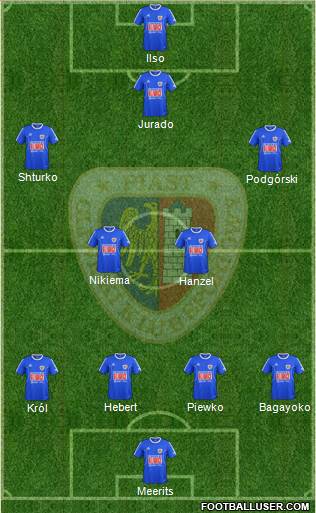 Piast Gliwice Formation 2014