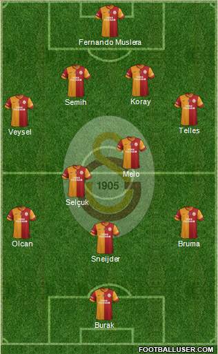 Galatasaray SK Formation 2014