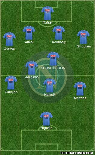 Napoli Formation 2014