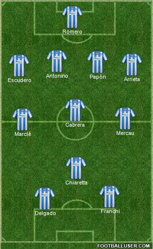 Colchester United Formation 2014