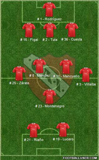 Independiente Formation 2014