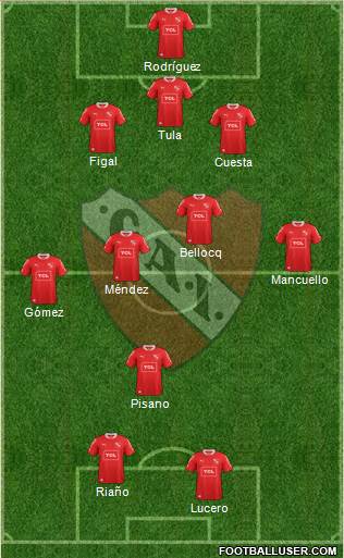 Independiente Formation 2014