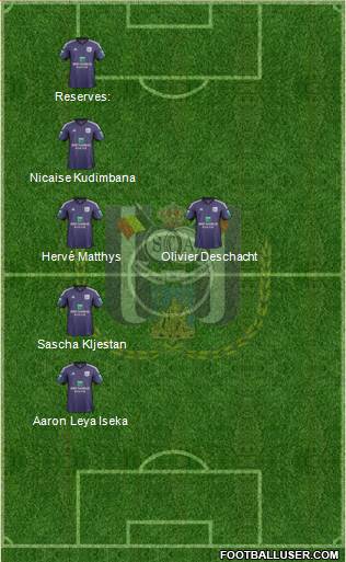 RSC Anderlecht Formation 2014
