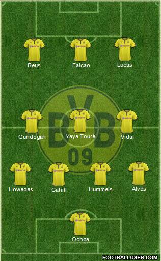 Borussia Dortmund Formation 2014