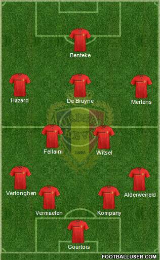 Belgium Formation 2014