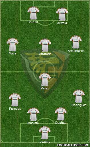 Club Jaguares de Chiapas Formation 2014