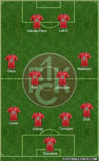 1.FC Kaiserslautern Formation 2014