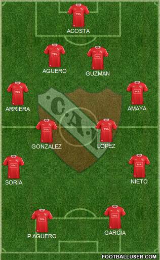 Independiente Formation 2014