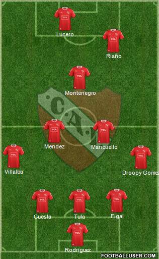 Independiente Formation 2014