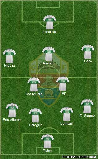 Elche C.F., S.A.D. Formation 2014