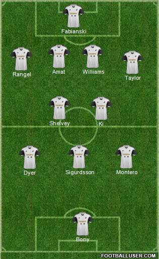 Swansea City Formation 2014