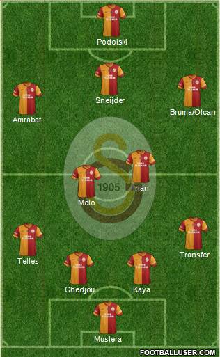 Galatasaray SK Formation 2014