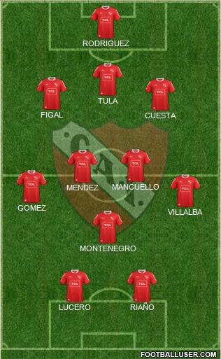Independiente Formation 2014