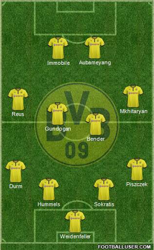 Borussia Dortmund Formation 2014