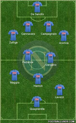 Napoli Formation 2014