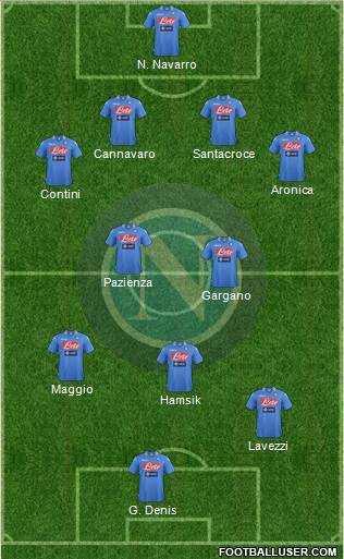 Napoli Formation 2014