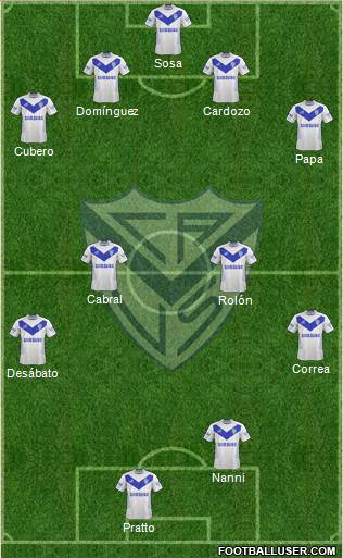 Vélez Sarsfield Formation 2014