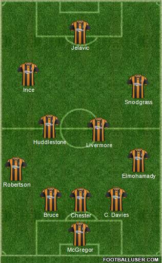 Hull City Formation 2014