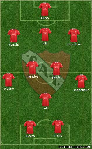 Independiente Formation 2014