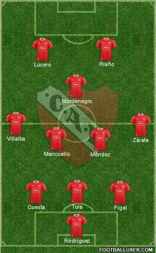 Independiente Formation 2014