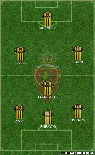 R. Zaragoza S.A.D. Formation 2014