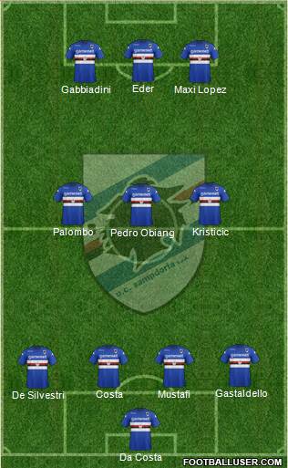 Sampdoria Formation 2014
