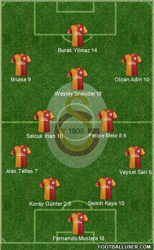 Galatasaray SK Formation 2014