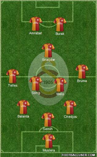 Galatasaray SK Formation 2014