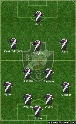CR Vasco da Gama Formation 2014