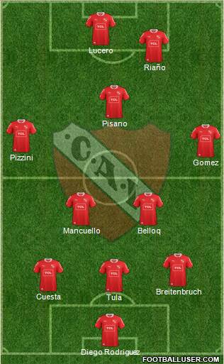 Independiente Formation 2014