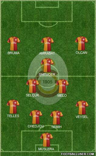 Galatasaray SK Formation 2014