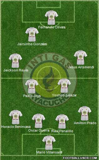 Deportivo Inti Gas de Ayacucho Formation 2014